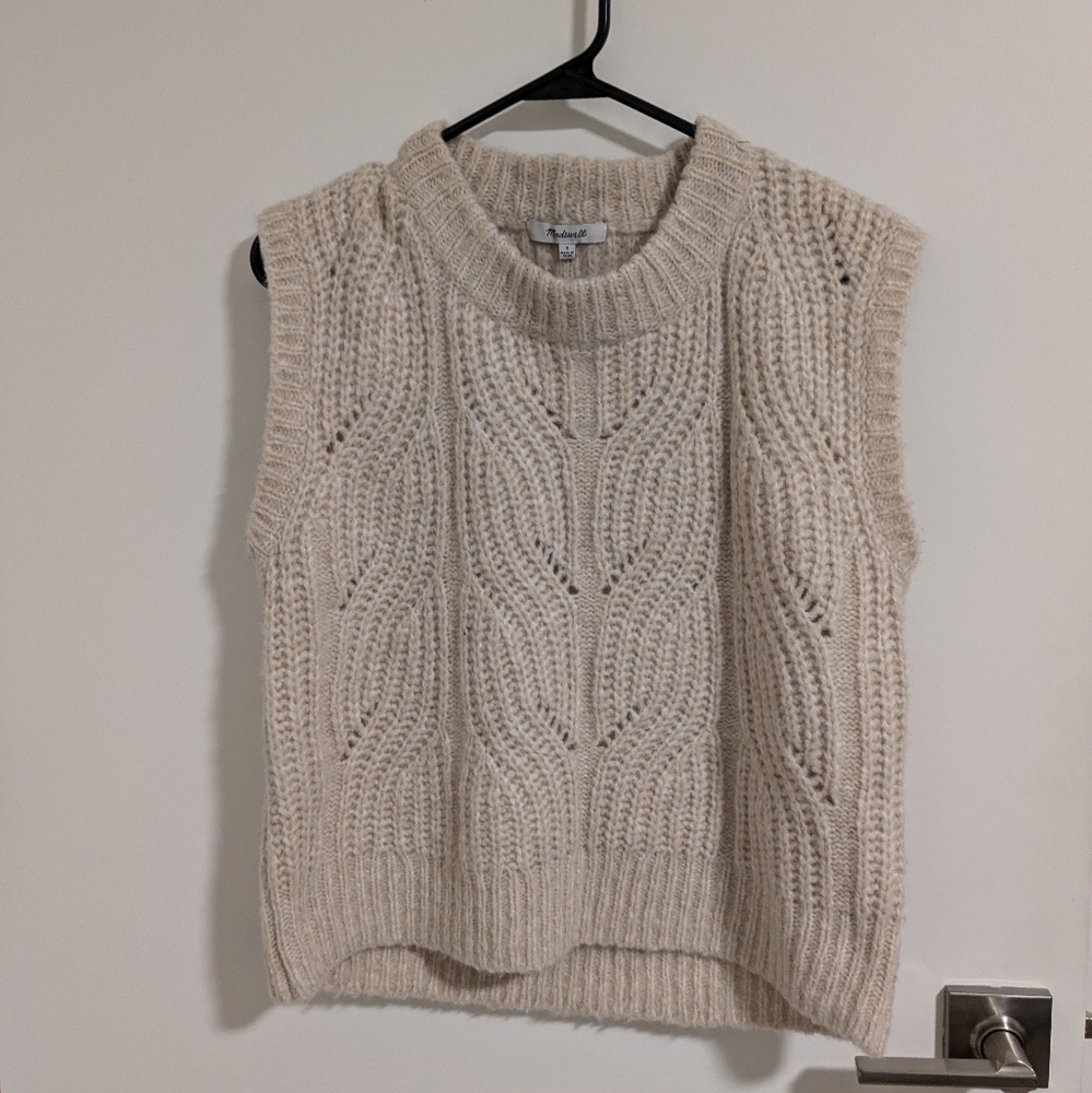Madewell Firgrove Ribbed Crewneck Sweater Vest